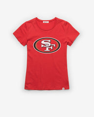 SAN FRANCISCO 49ERS PREMIER '47 FRANKIE TEE WOMEN RACER RED