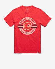 CALGARY FLAMES SURROUND '47 FRANKLIN TEE RACER RED