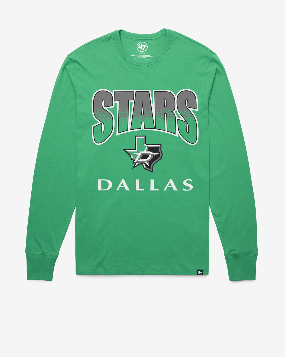 DALLAS STARS SWEEP DOWN '47 FRANKLIN LONG SLEEVE TEE ORCHARD GREEN