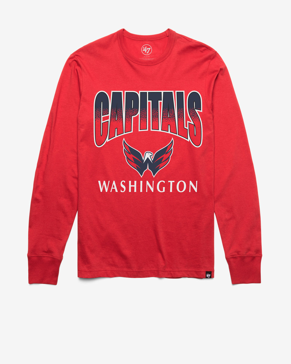 WASHINGTON CAPITALS SWEEP DOWN '47 FRANKLIN LONG SLEEVE RACER RED