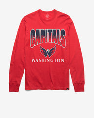 WASHINGTON CAPITALS SWEEP DOWN '47 FRANKLIN LONG SLEEVE RACER RED