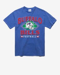 BUFFALO BILLS FIELD PASS VINTAGE '47 TUBULAR TEE DT CALI BLUE