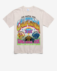 SAN FRANCISCO 49ERS X SAN DIEGO CHARGERS SUPER BOWL GRIDIRON DUELING '47 TUBULAR TEE DUNE