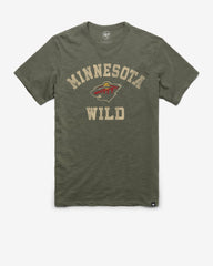 MINNESOTA WILD ODESSA '47 SCRUM TEE BOTTLE GREEN