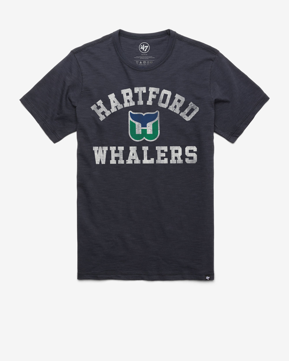 HARTFORD WHALERS VINTAGE ODESSA '47 SCRUM TEE FALL NAVY