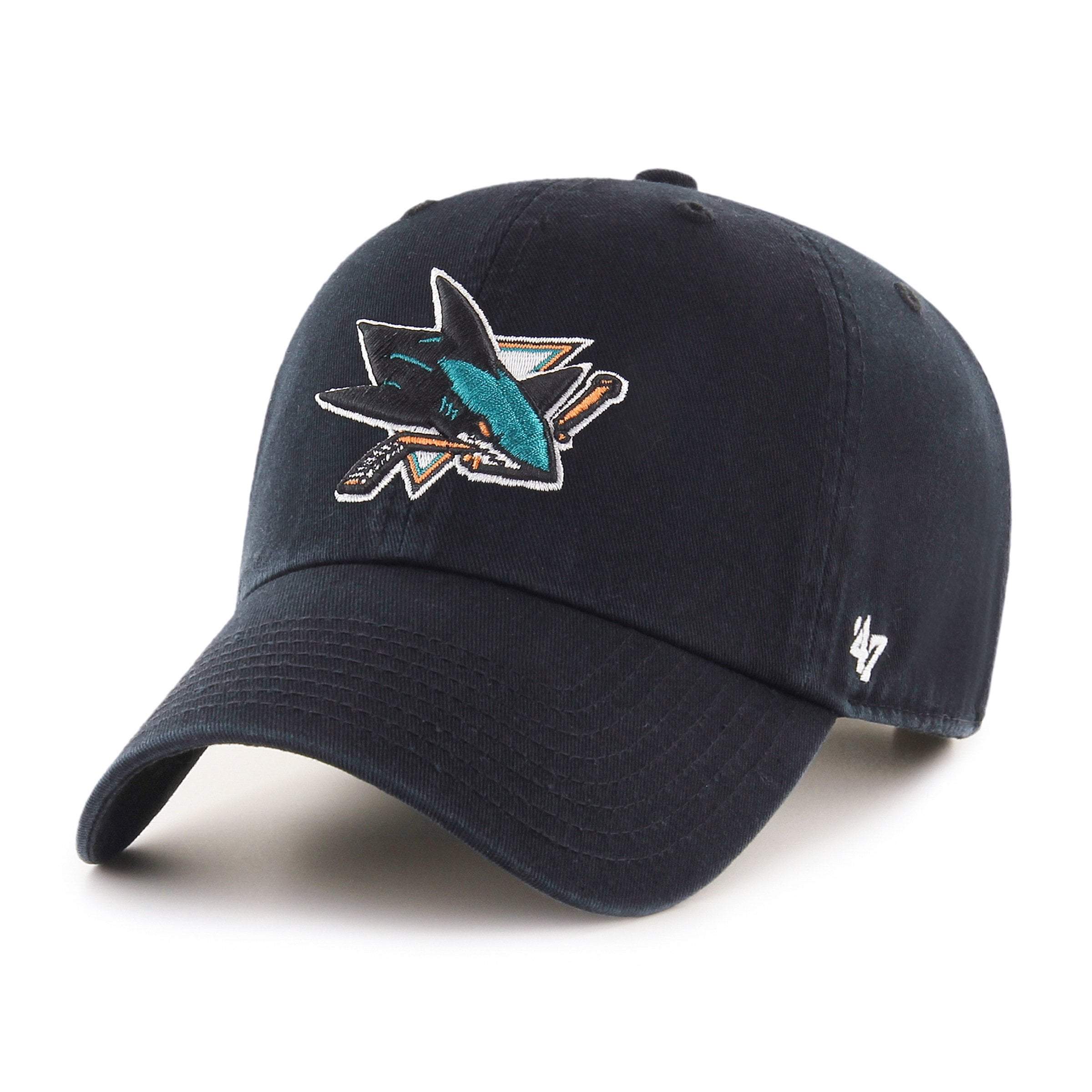 SAN JOSE SHARKS '47 CLEAN UP Black