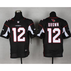 Cardinals #12 John Brown Black Alternate Men's Stitched NFL Elite Jersey 