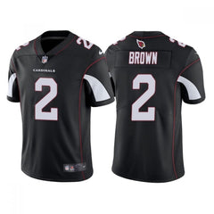 Men's Arizona Cardinals #2 Marquise Brown Black Vapor Untouchable Limited Stitched Jersey 