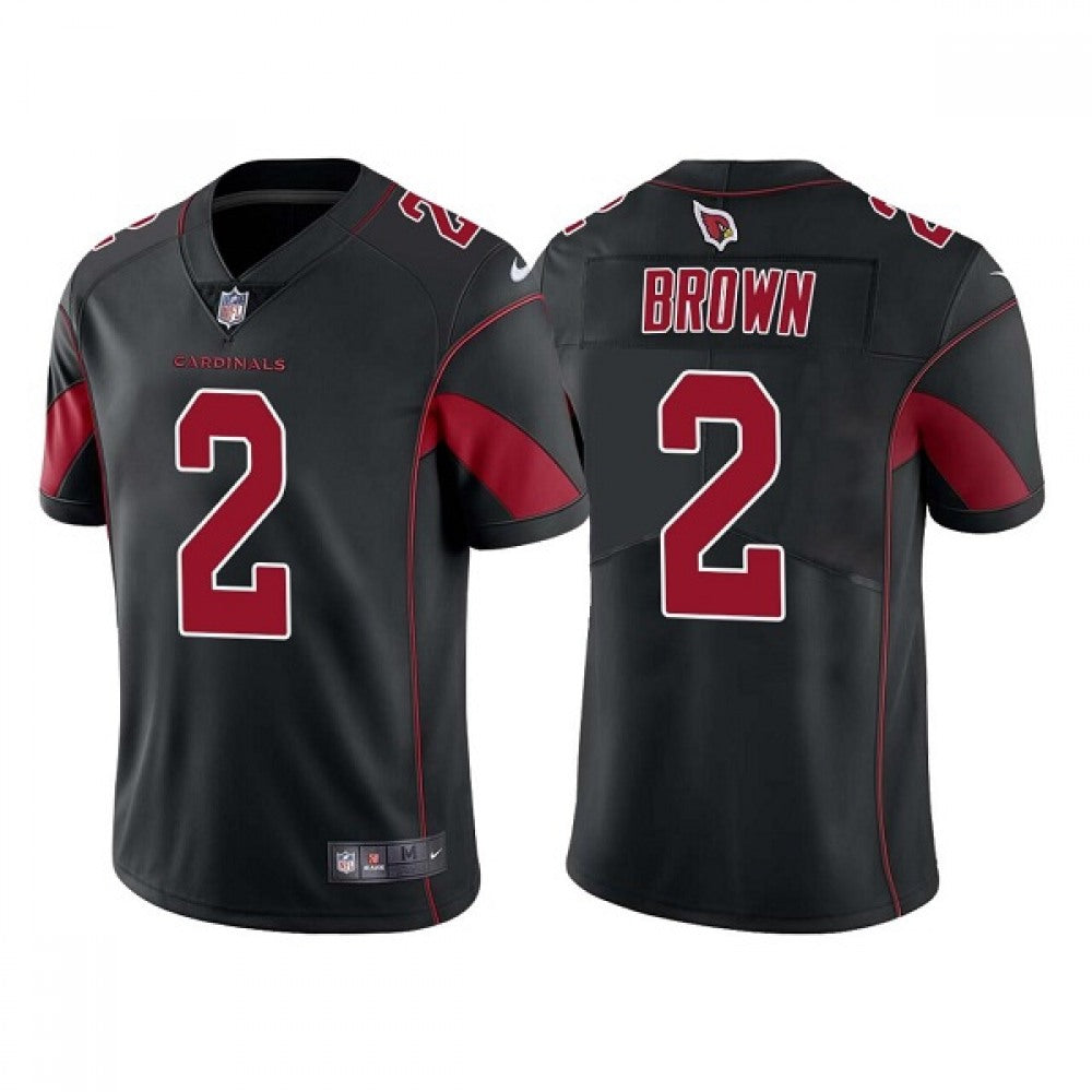 Men's Arizona Cardinals #2 Marquise Brown Black Color Rush Limited Stitched Jersey 