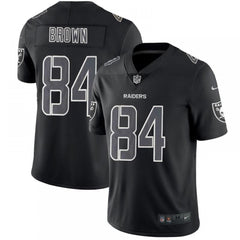 Men's Oakland Raiders #84 Antonio Brown Black Impact Limited Stitched NFL Jersey 