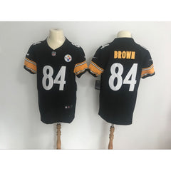 Men's Pittsburgh Steelers #84 Antonio Brown Black Vapor Untouchable Elite Stitched NFL Jersey 