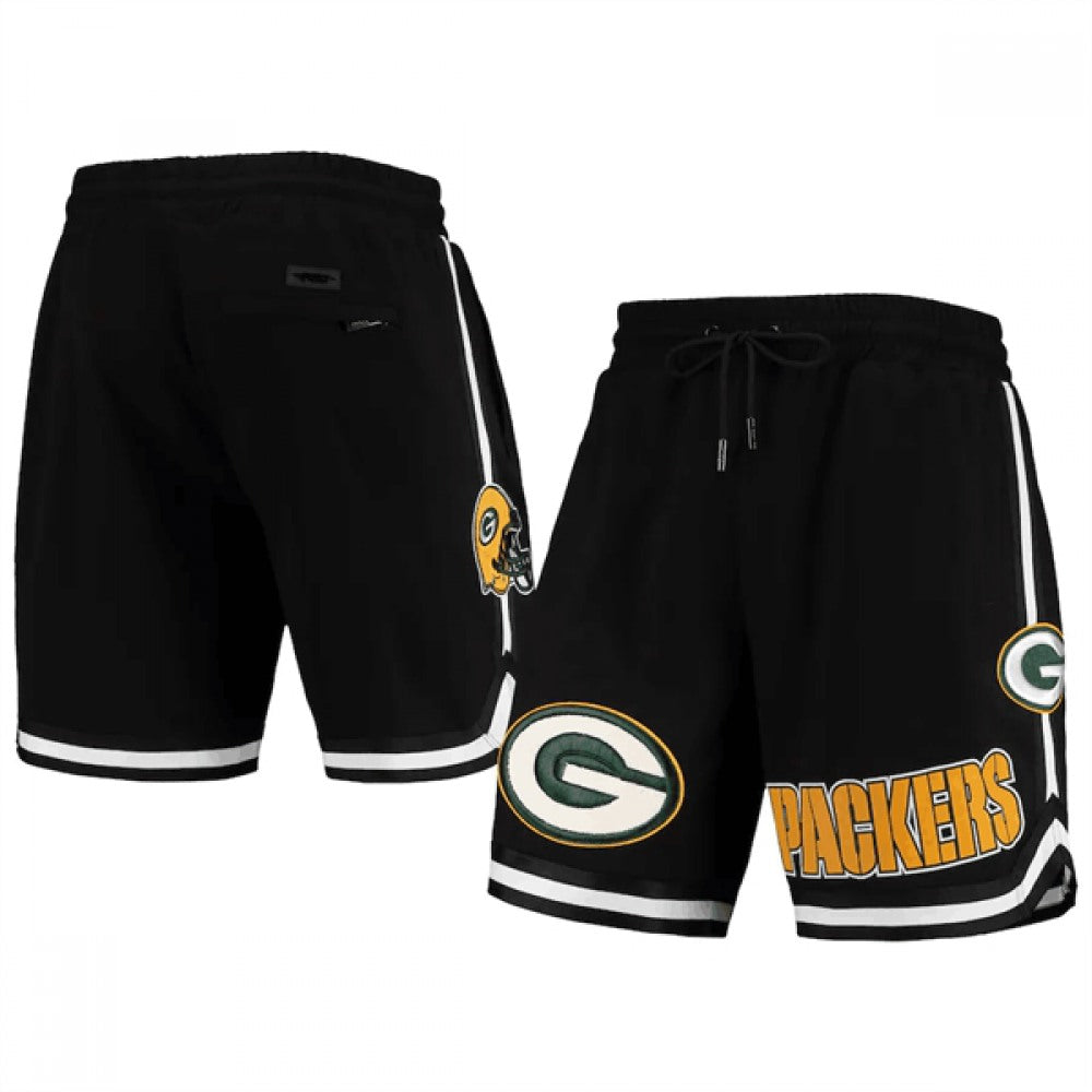 Men's Green Bay Packers Black Shorts 