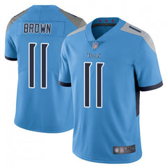 Men's Tennessee Titans #11 A.J. Brown Blue Vapor Untouchable Limited Stitched Jersey 