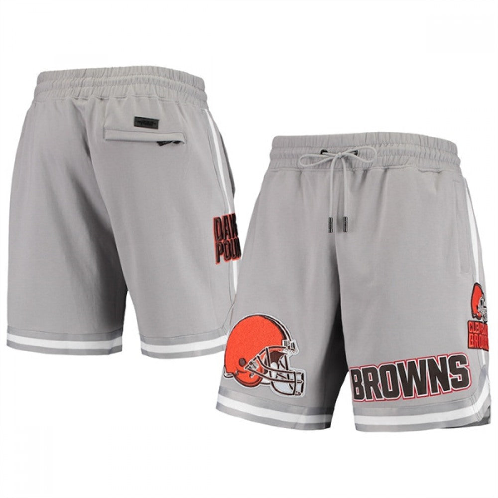 Men's Cleveland Browns Gray Shorts 