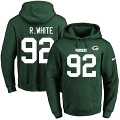 Packers #92 Reggie White Green Name & Number Pullover NFL Hoodie 