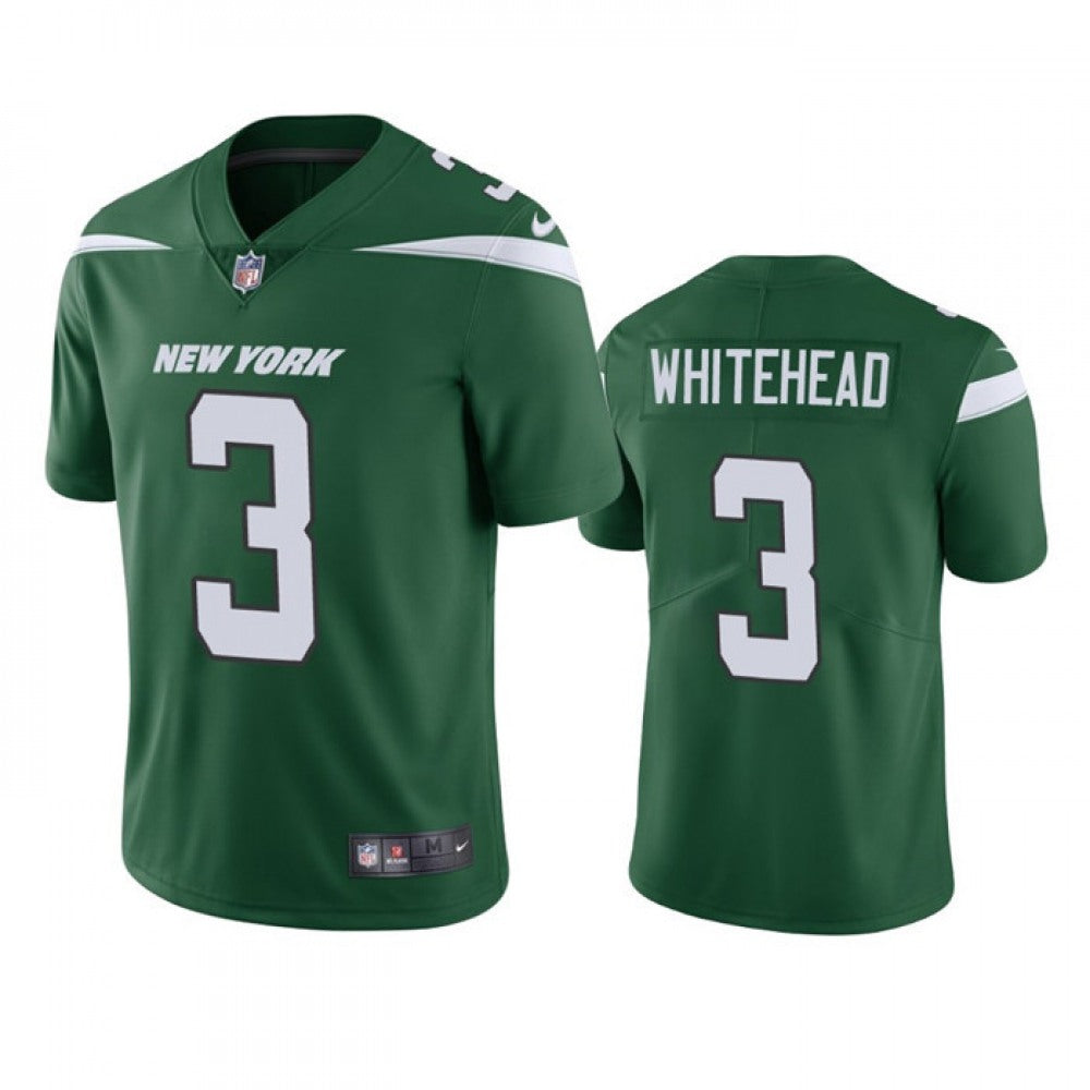 Men's New York Jets #3 Jordan Whitehead Green Vapor Untouchable Limited Stitched Jersey 