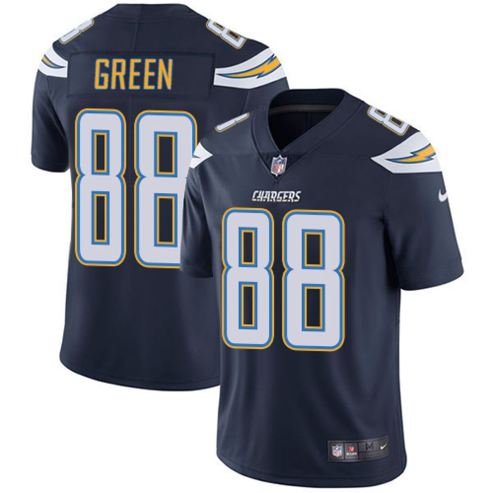 Men's Los Angeles Chargers #88 Virgil Green Navy Blue Vapor Untouchable Limited Stitched NFL Jersey 