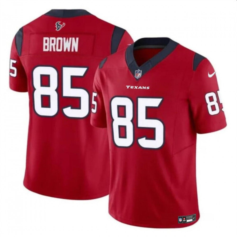Men's Houston Texans #85 Noah Brown Red 2023 F.U.S.E Vapor Untouchable Stitched Football Jersey 