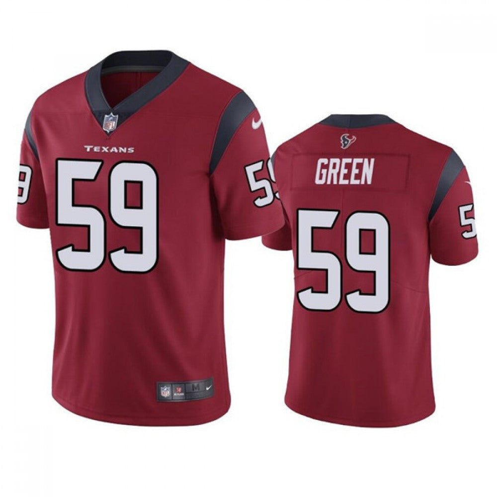 Men's Houston Texans #59 Kenyon Green Red Vapor Untouchable Limited Stitched Jersey 
