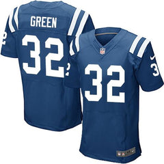 Colts #32 T.J. Green Royal Blue Team Color Men's Stitched NFL Elite Jersey 