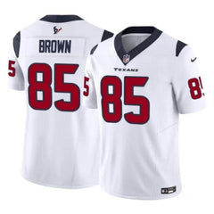 Men's Houston Texans #85 Noah Brown White 2023 F.U.S.E Vapor Untouchable Stitched Football Jersey 