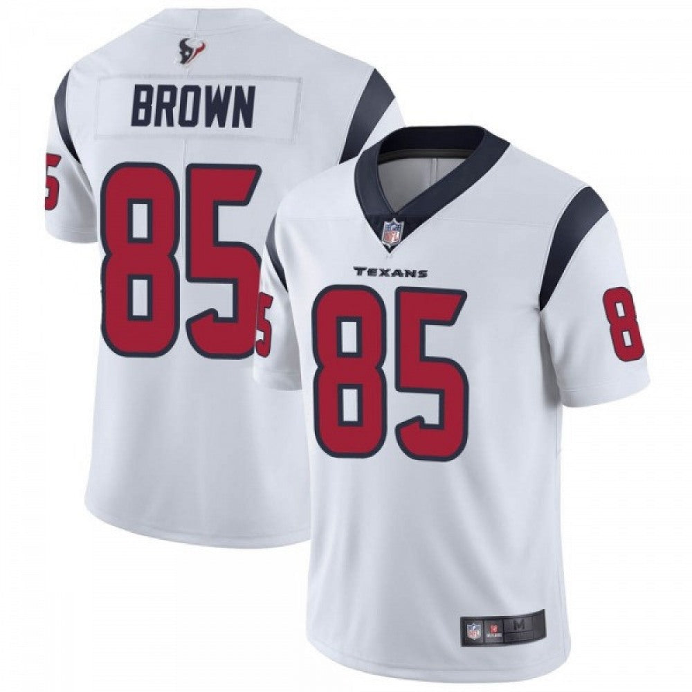 Men's Houston Texans #85 Pharaoh Brown New White Vapor Untouchable Limited Stitched Jersey 