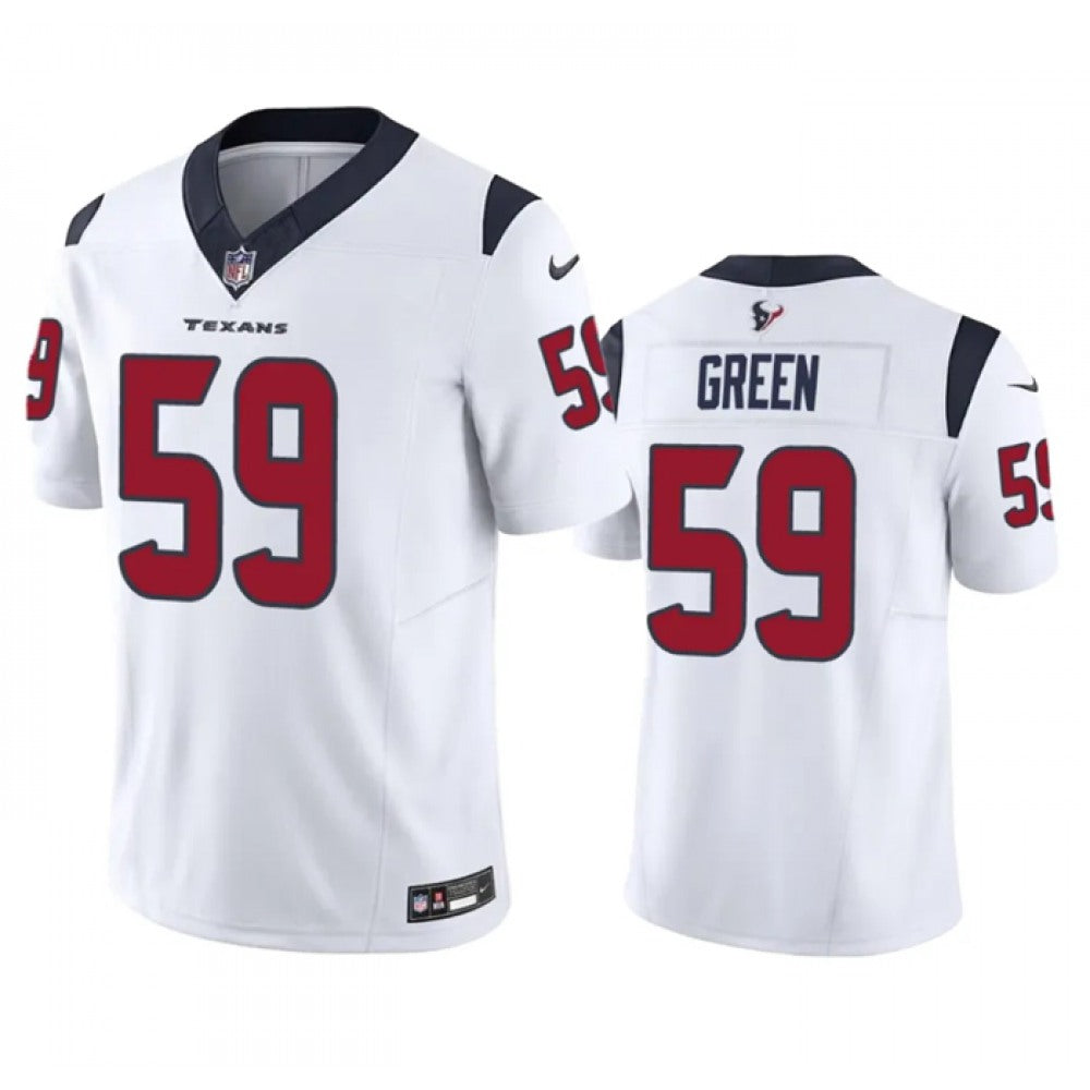 Men's Houston Texans #59 Kenyon Green White 2023 F.U.S.E Vapor Untouchable Stitched Football Jersey 