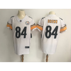 Men's Pittsburgh Steelers #84 Antonio Brown White Vapor Untouchable Elite Stitched NFL Jersey 
