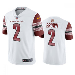 Men's Washington Commanders #2 Dyami Brown White Vapor Untouchable Stitched Football Jersey 