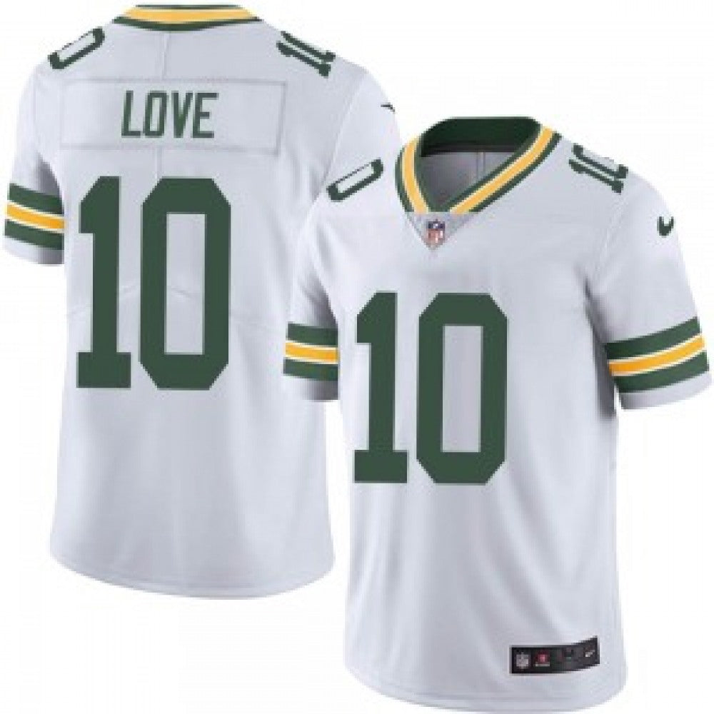 Youth Green Bay Packers #10 Jordan Love White Vapor Untouchable Stitched Jersey 