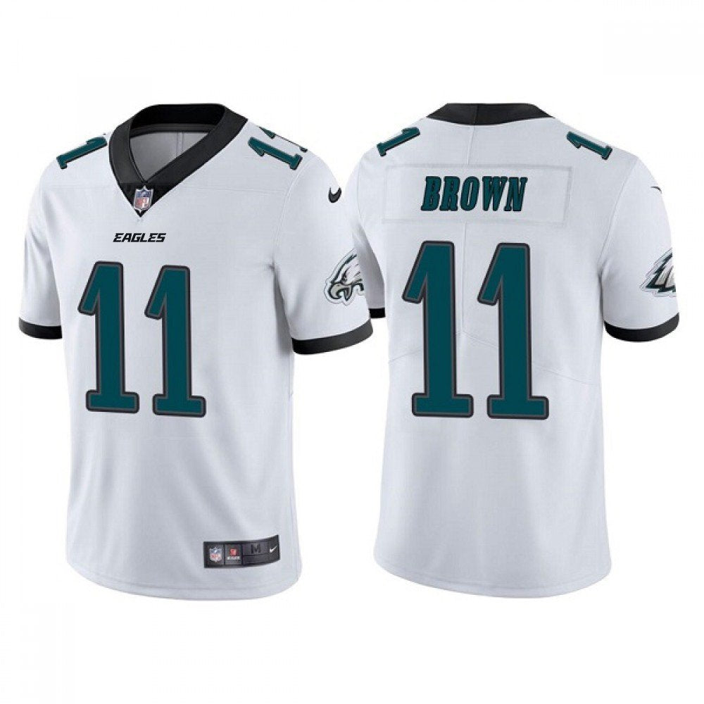Youth Philadelphia Eagles #11 A. J. Brown White Vapor Untouchable Limited Stitched Football Jersey 