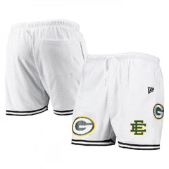 Men's Green Bay Packers Pro White/Green Shorts 