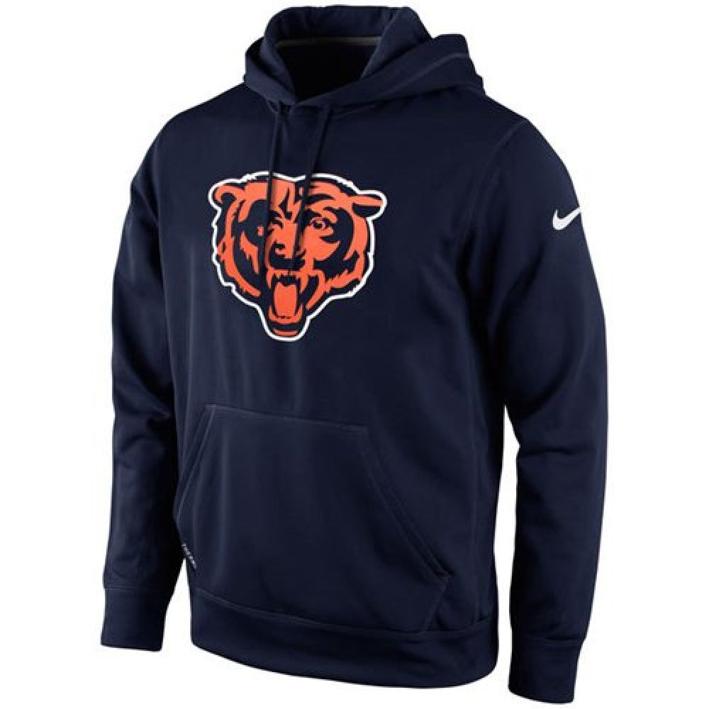 Chicago Bears KO Logo Essential Hoodie Navy Blue 