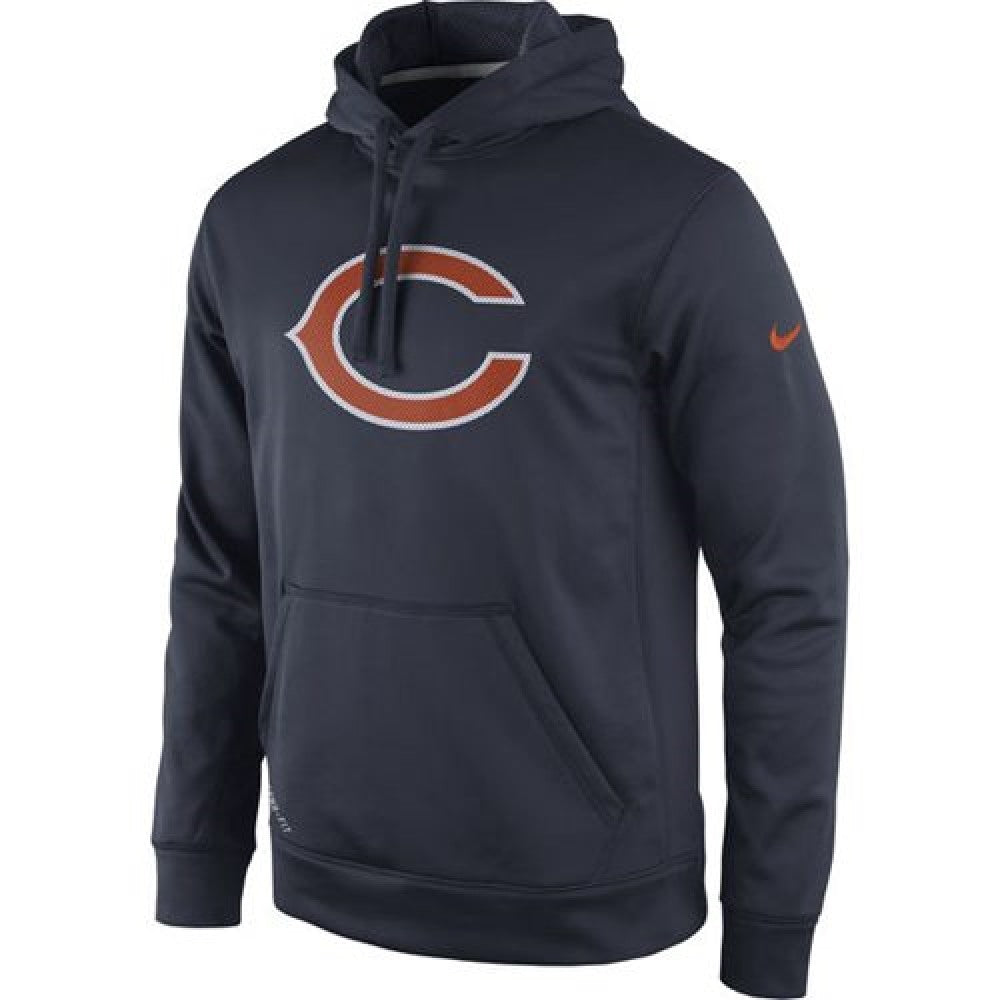 Chicago Bears Practice Performance Pullover Hoodie Navy 