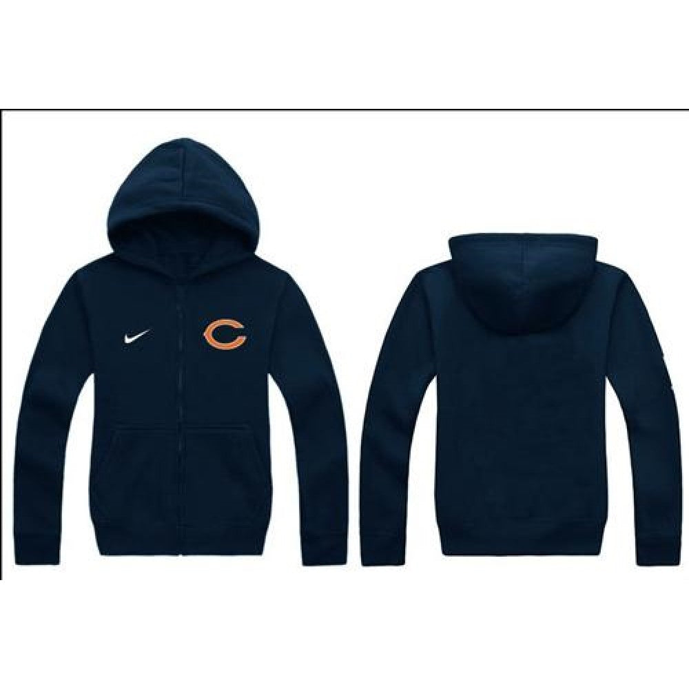 Chicago Bears Authentic Logo Hoodie Navy Blue 