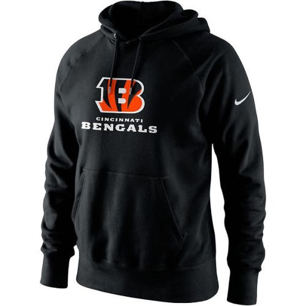 Men's Cincinnati Bengals Black Lockup Pullover Hoodie 