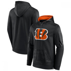 Men's Cincinnati Bengals Black On The Ball Pullover Hoodie 
