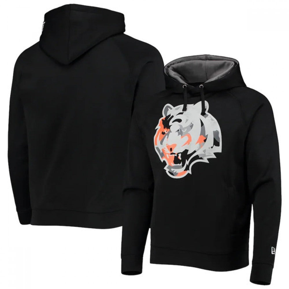 Men's Cincinnati Bengals Black Pullover Hoodie 