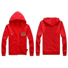 Cincinnati Bengals Authentic Logo Hoodie Red 