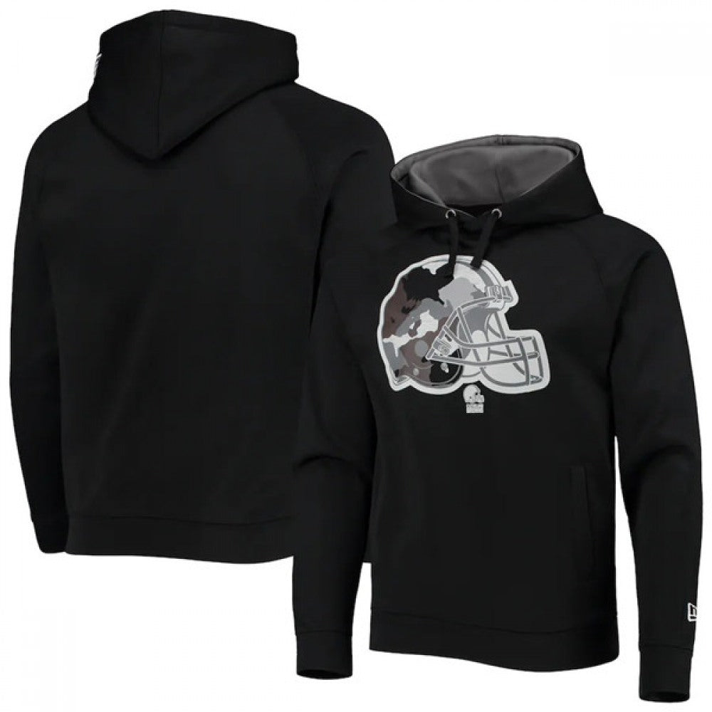 Men's Cleveland Browns Black Pullover Hoodie 
