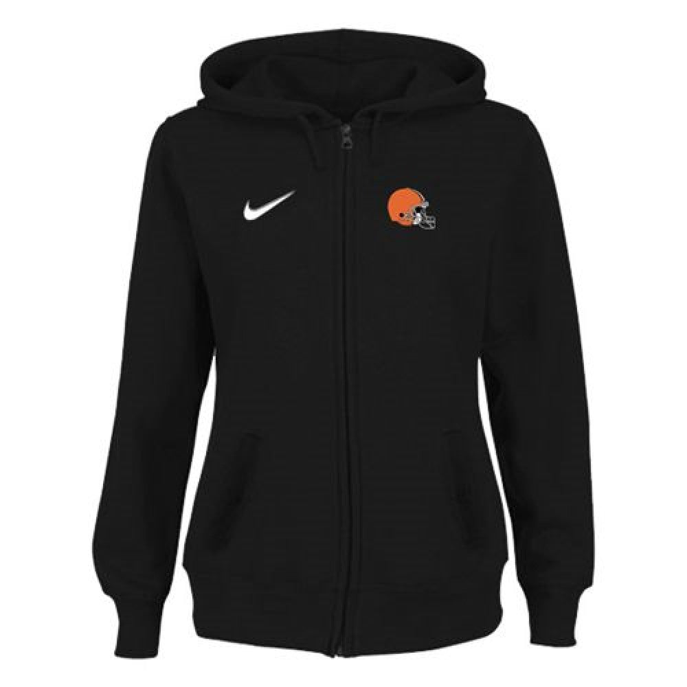 Women's Cleveland Browns Stadium Rally Full Zip Hoodie Black 