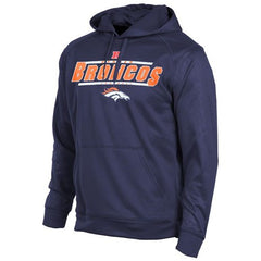 Denver Broncos Majestic Synthetic Hoodie Sweatshirt Navy Blue 