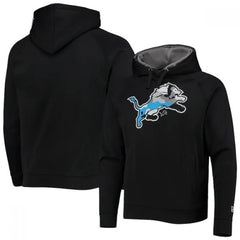 Men's Detroit Lions Black Pullover Hoodie 