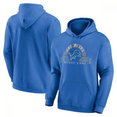 Men's Detroit Lions Blue Pullover Hoodie 