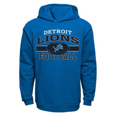 Detroit Lions Long Pass Pullover Hoodie Light Blue 