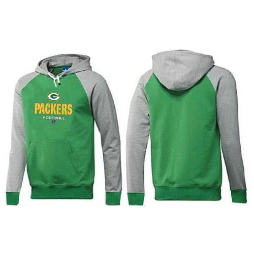 Green Bay Packers Critical Victory Pullover Hoodie Green & Grey 