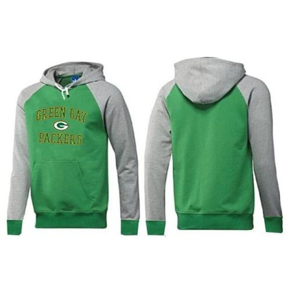 Green Bay Packers Heart & Soul Pullover Hoodie Green & Grey 