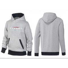 Houston Texans English Pullover Hoodie Grey & Black 