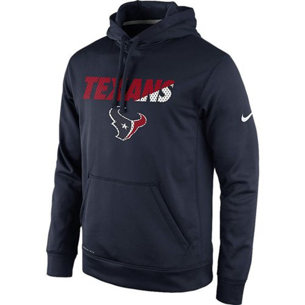 Houston Texans Kick Off Staff Performance Pullover Hoodie Navy 