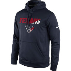 Houston Texans Kick Off Staff Performance Pullover Hoodie Navy 